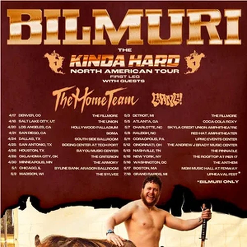 BILMURI  Kinda Hard N. American Tour 1st Leg 2026 Setlist Playlist