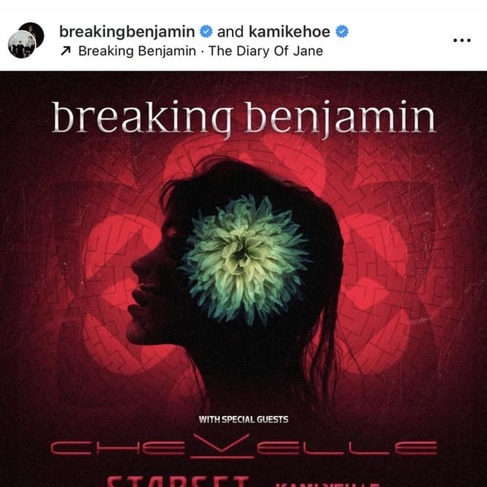 BREAKING BENJAMIN / DAUGHTRY MidWest US Tour 2024 Setlist Playlist