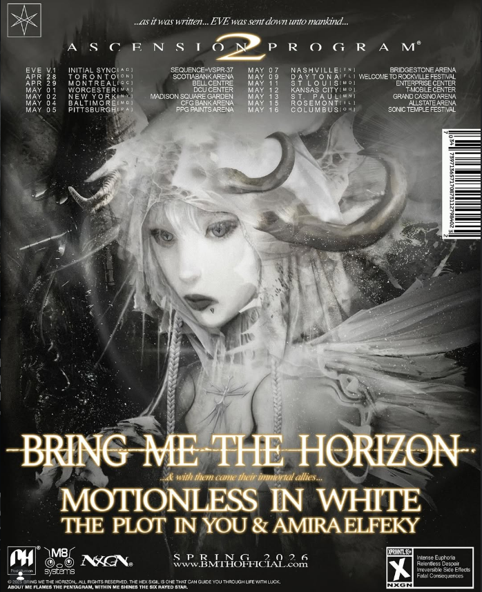BRING ME THE HORIZON Ascension Program 2 Spring 2026 Tour Setlist Playlist