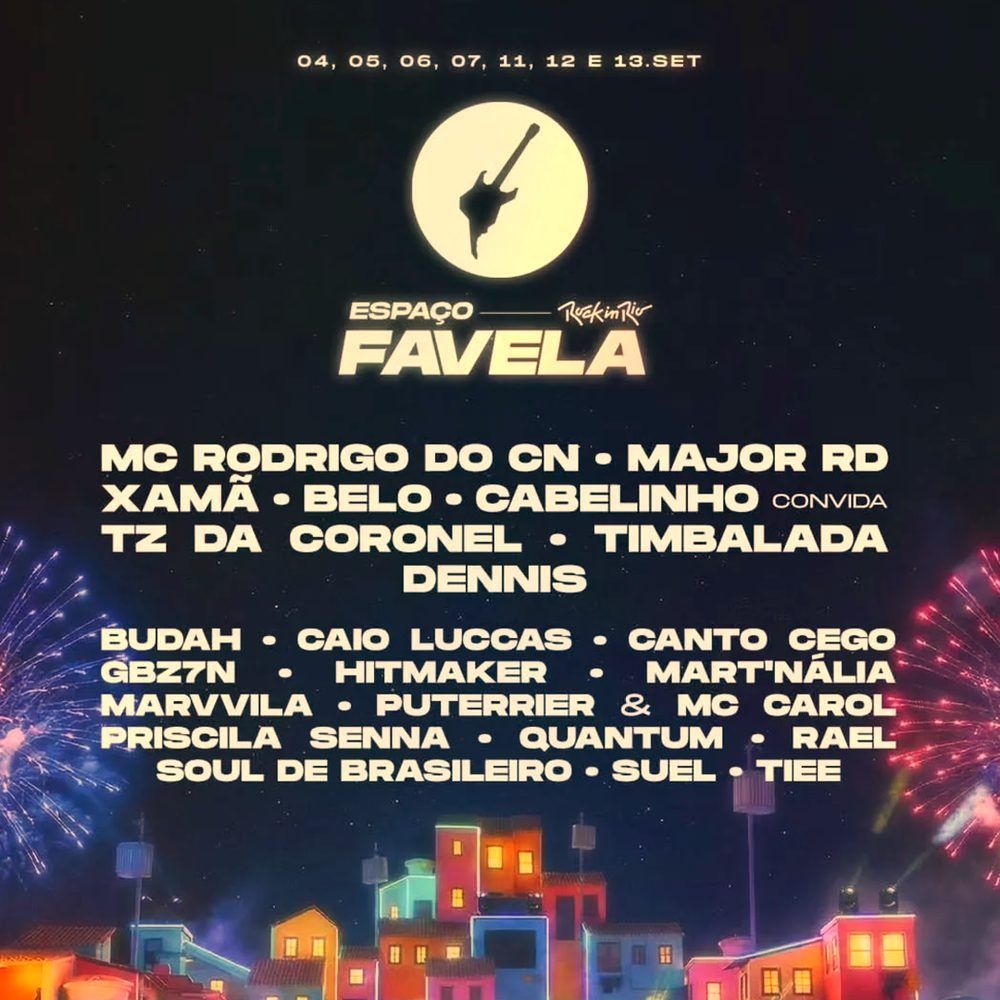 ESPAÇO FAVELA ROCK IN RIO 2026 Complete Setlist Playlist