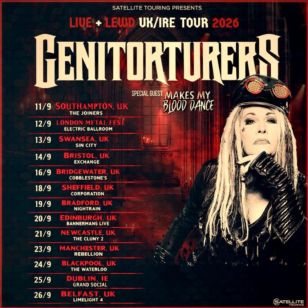 Genitorturers Live + Lewd UK/IRE Tour 2026