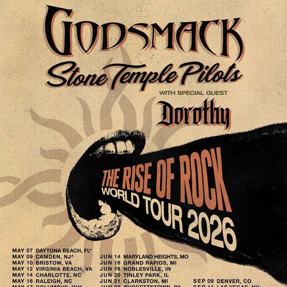 GODSMACK 2023 US Summer Tour Setlist Playlist
