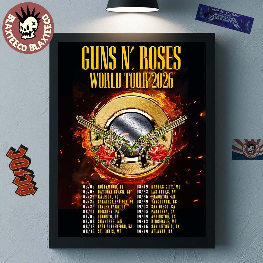 GUNS N' ROSES North America 2023 Tour Setlist Playlist