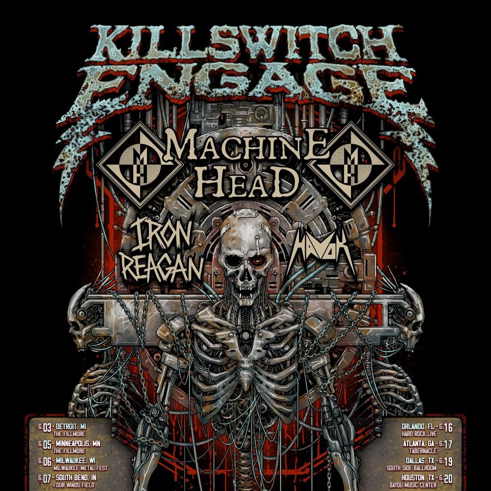 KILLSWITCH ENGAGE / MACHINE HEAD N. America September 2026 Setlist Playlist