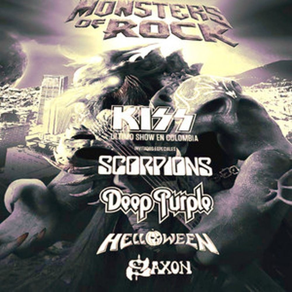 KISS/SCORPIONS/DEEP PURPLE MONSTER OF ROCK, COLUMBIA, 2023 SETLIST PLAYLIST