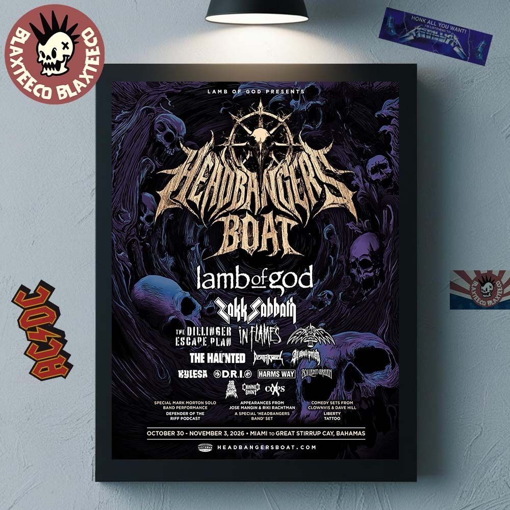 Lamb of God's HEADBANGERS BOAT 2023 Setlist Playlist