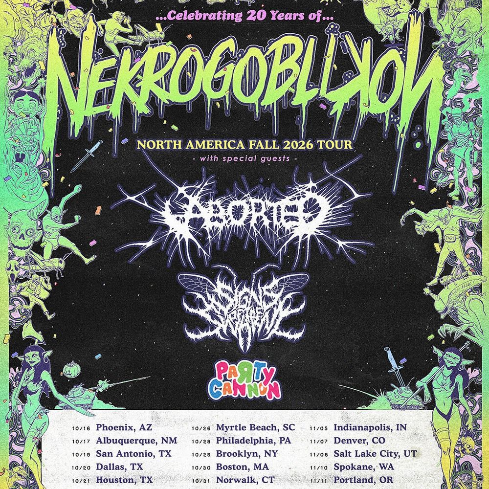 NEKROGOBLIKON The Show Me Your Goblin Tour 2025 Setlist Playlist
