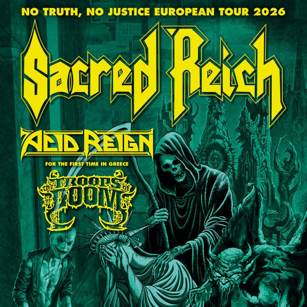 SACRED REICH No Truth, No Justice Europe Tour 2026 Setlist Playlist