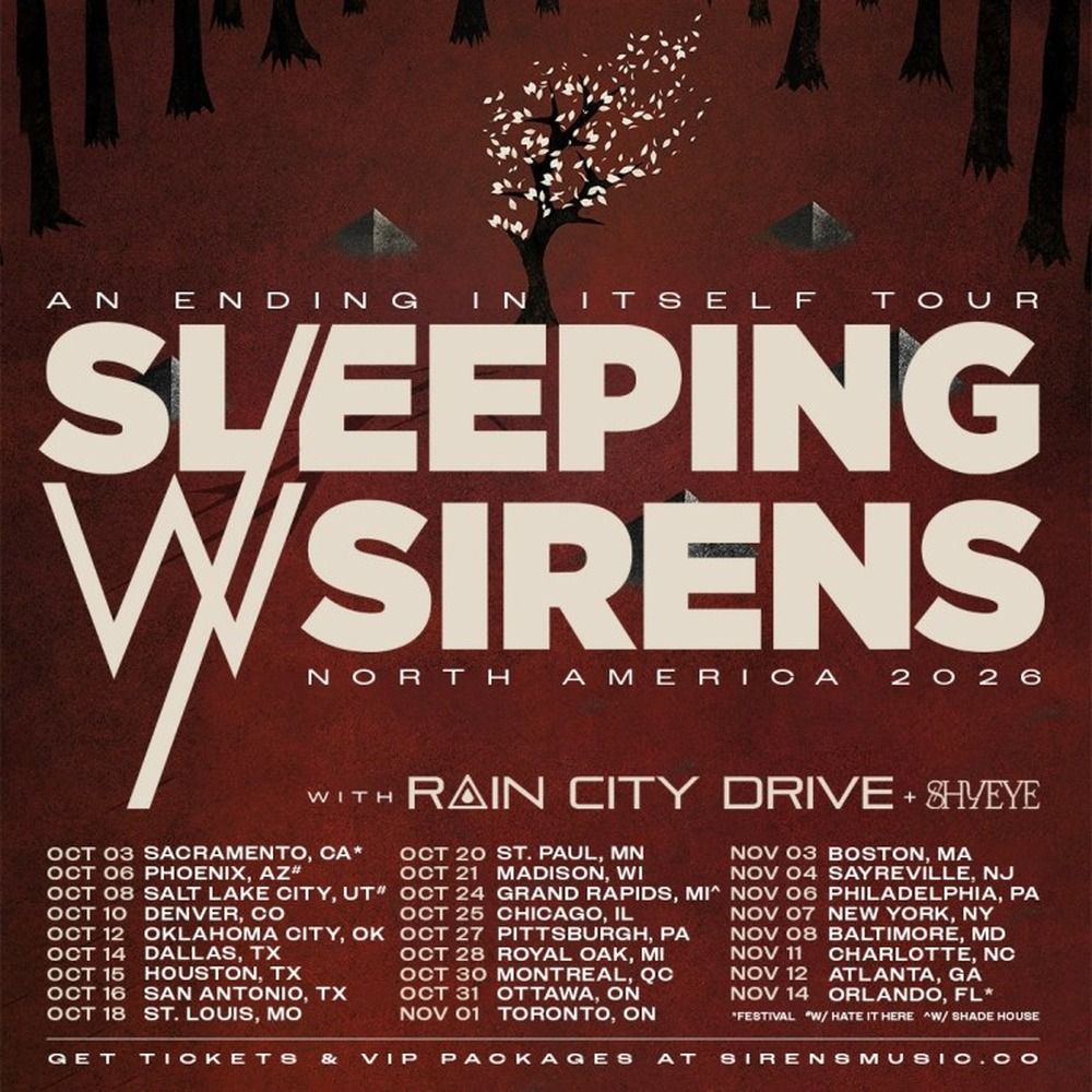 SLEEPING WITH SIRENS Let's Cheers To This Tour 2024 Setlist Playlist