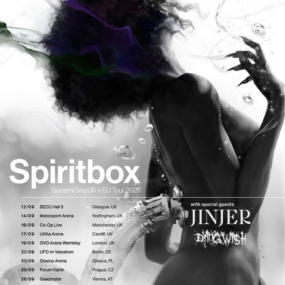 SPIRITBOX February 2025 European Tour Setlist Playlist