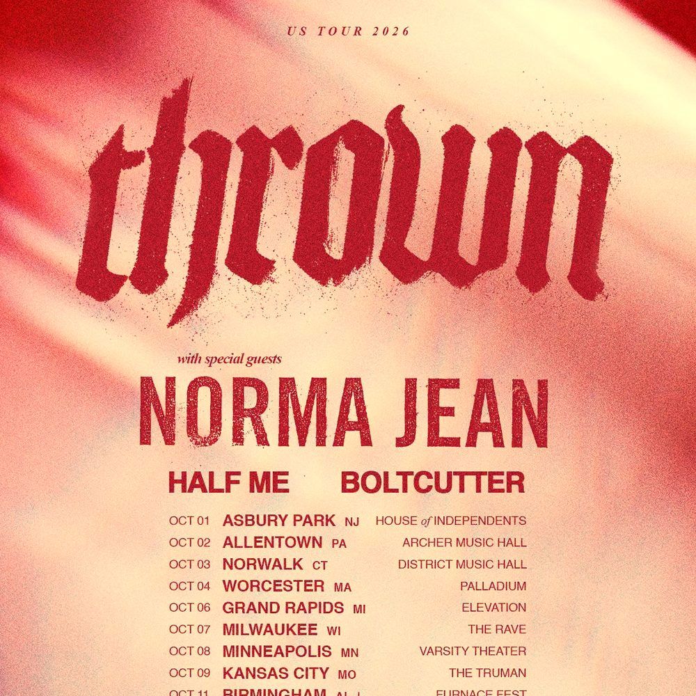 Thrown - Norma Jean US Tour 2026