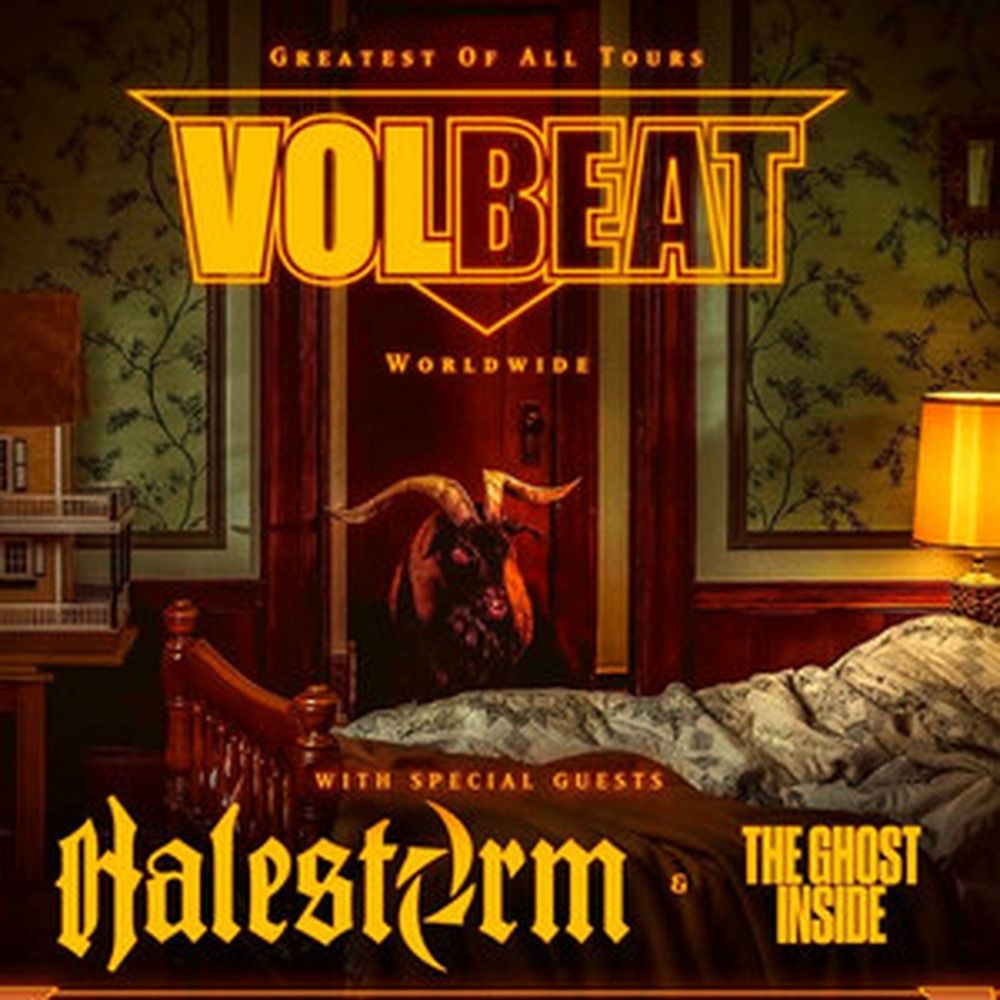 VOLBEAT / HALESTORM THE GREATEST OF ALL TOURS WORLDWIDE 2025 SETLIST PLAYLIST