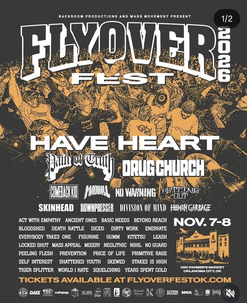 FLYOVER FEST 2026 COMPLETE SETLIST PLAYLIST