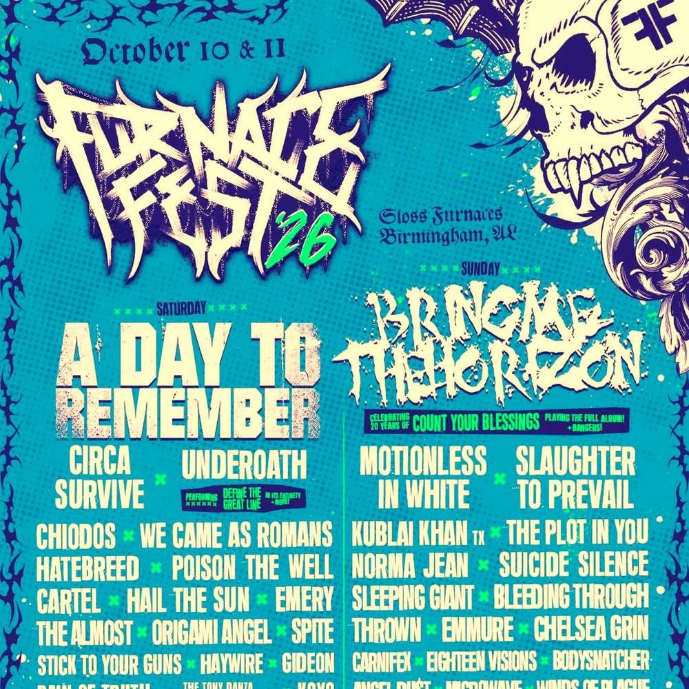 FURNACE FEST 2026 COMPLETE SETLIST PLAYLIST