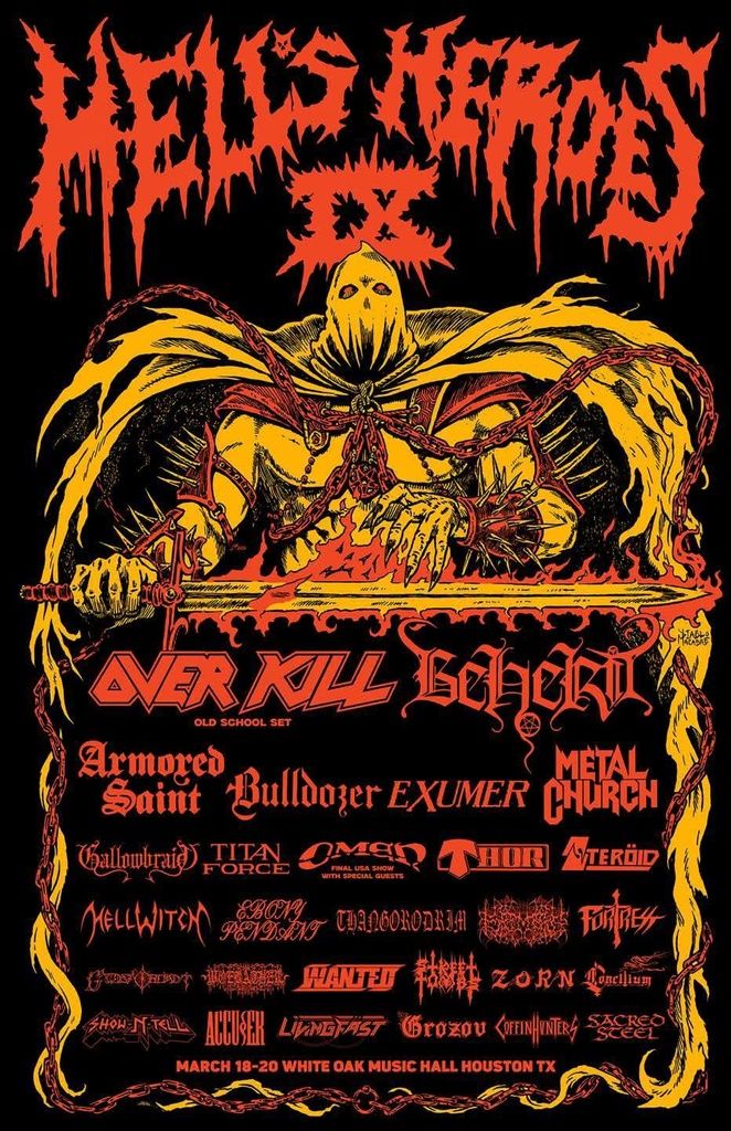 HELL'S HEROES IX 2026 COMPLETE SETLIST PLAYLIST