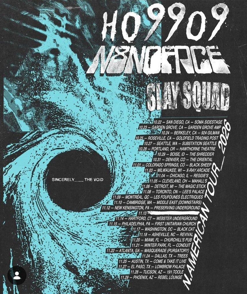 HO99O9 N. AMERICAN TOUR 2026 Setlist Playlist