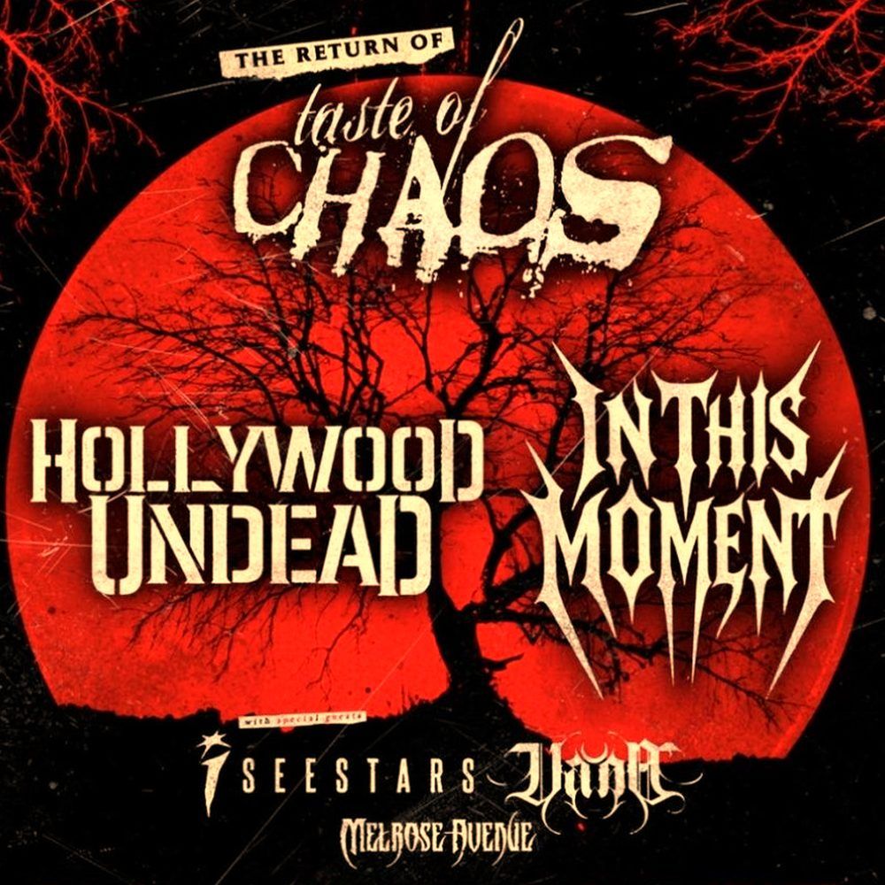 HOLLYWOOD UNDEAD & IN THIS MOMENT THE RETURN OF TASTE OF CHAOS US 2026 Setlist Playlist