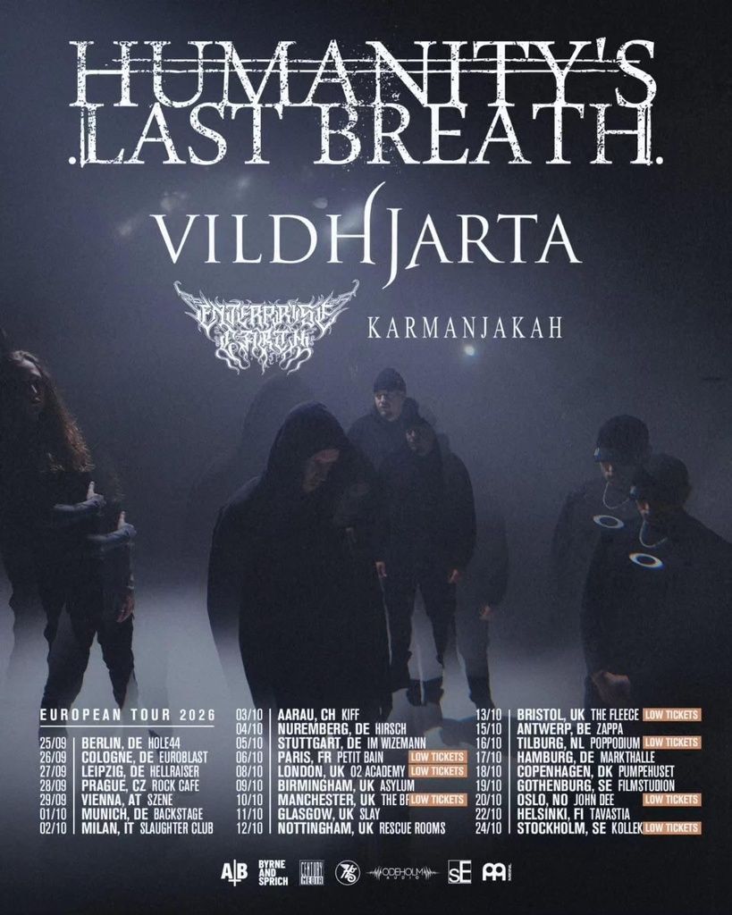 HUMANITY'S LAST BREATH EUROPEAN TOUR 2026 Setlist Playlist