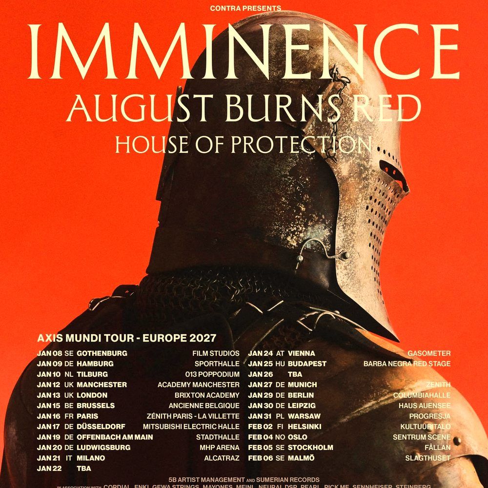 IMMINENCE & ABR - AXIS MUNDI TOUR - EUROPE 2027 Setlist Playlist