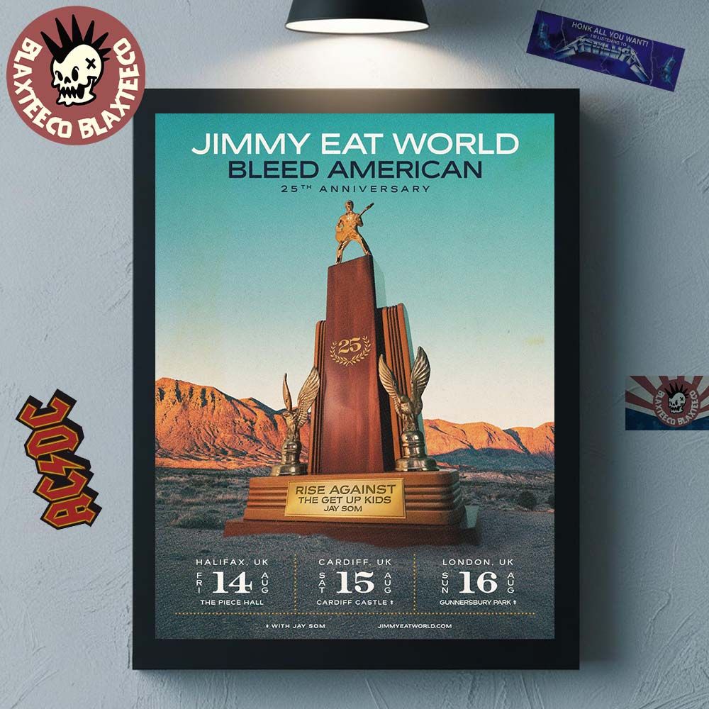 JIMMY EAT WORLD Bleed American US 2026 Tour Setlist Playlist 