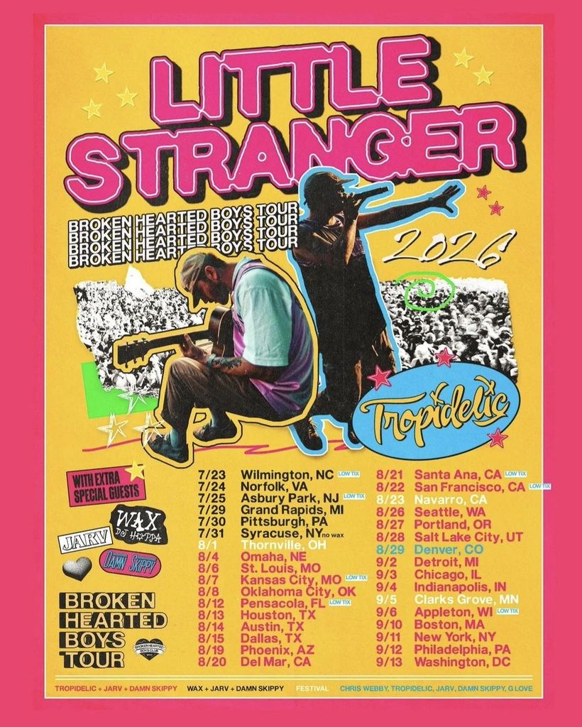 LITTLE STRANGER BROKEN HEARTED BOYS TOUR US 2026 Setlist Playlist