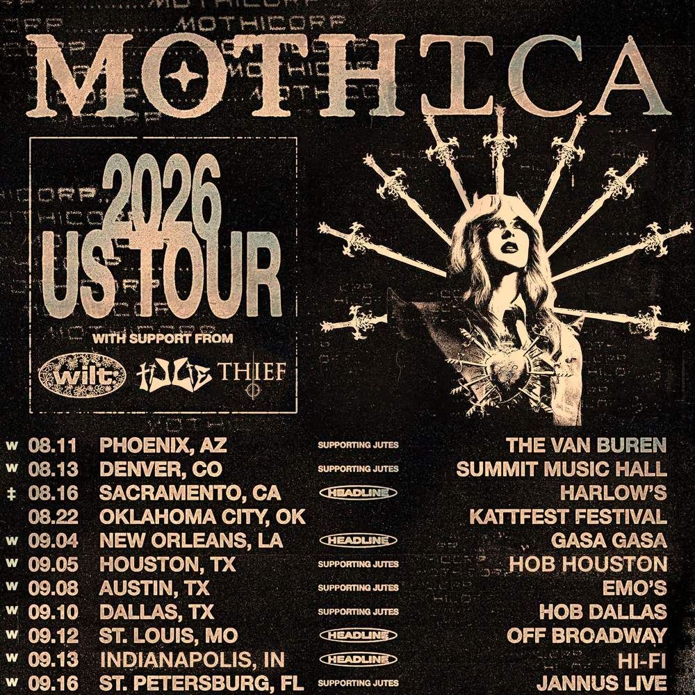 MOTHICA US TOUR 2026 Setlist Playlist