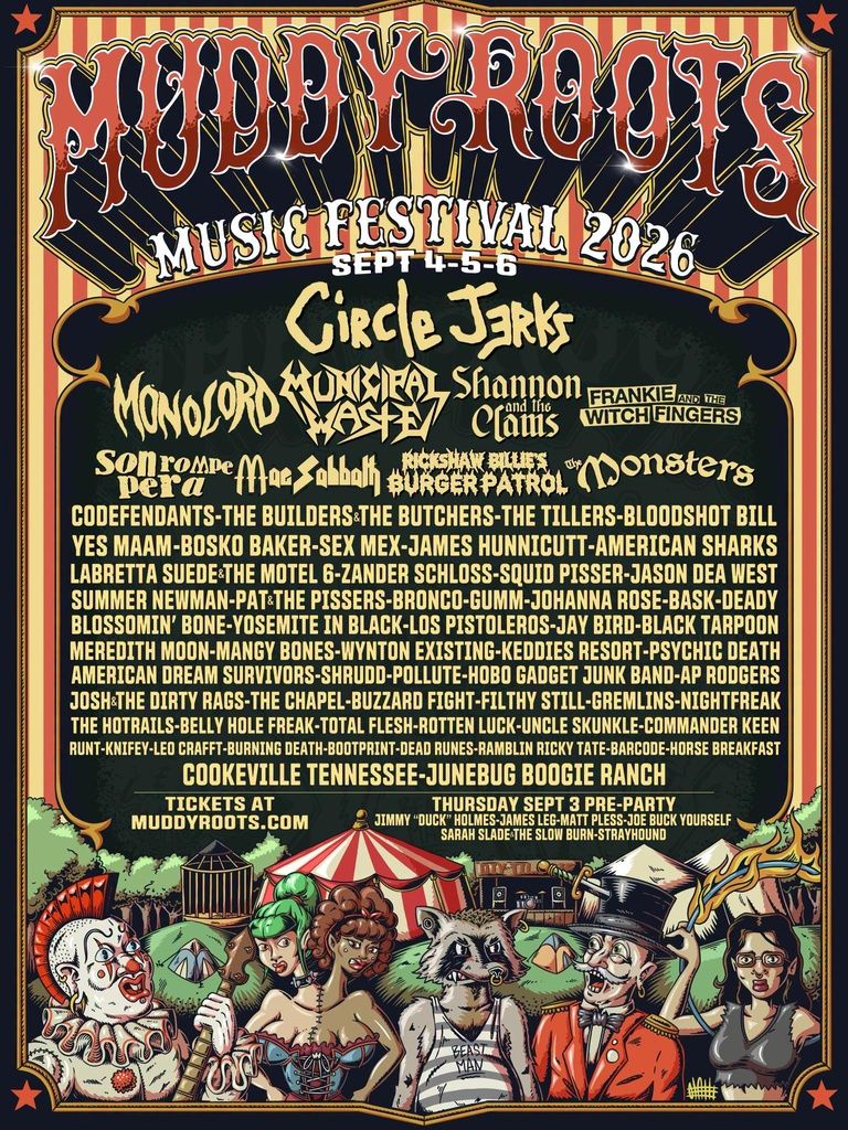 MUDDY ROOTS MUSIC FESTIVAL 2026 Complete Setlist Playlist
