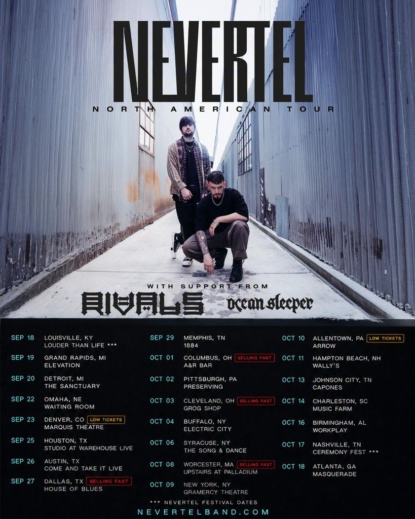 NEVERTEL NORTH AMERICAN TOUR 2026 Setlist Playlist