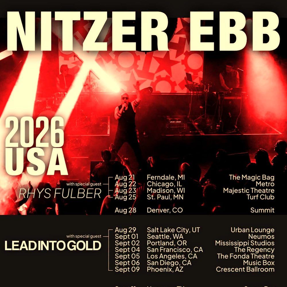 NITZER EBB USA 2026 Setlist Playlist