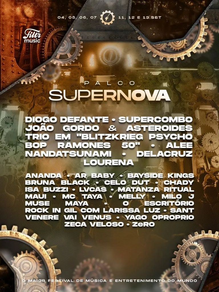 PALCO SUPERNOVA Rock In Rio 2026 Complete Setlist Playlist