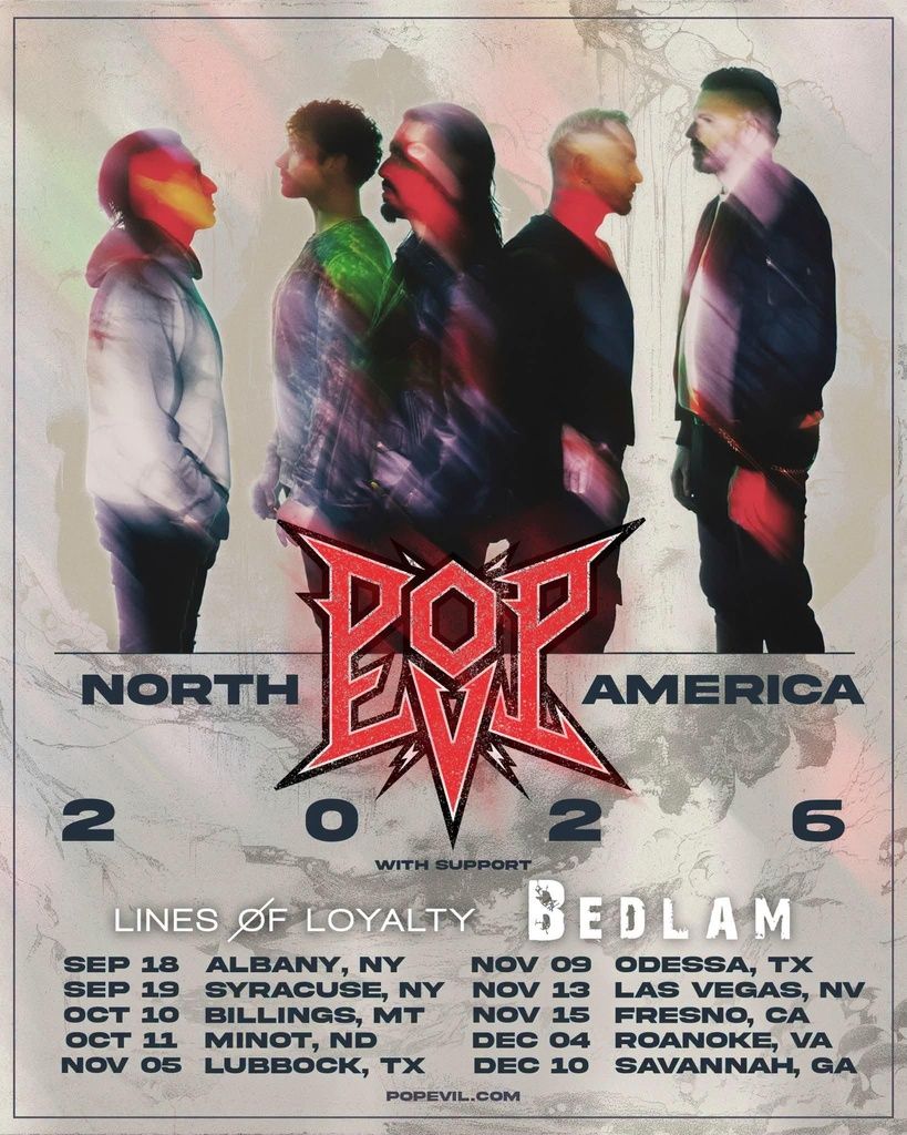 POP EVIL NORTH AMERICA 2026 Setlist Playlist