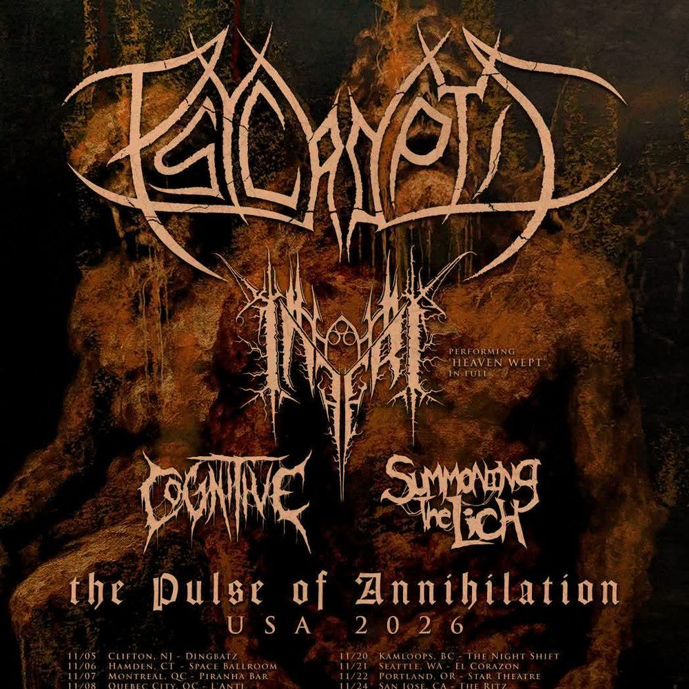 PSYCROPTIC THE PULSE OF ANNIHILATION USA Tour 2026 Setlist Playlist