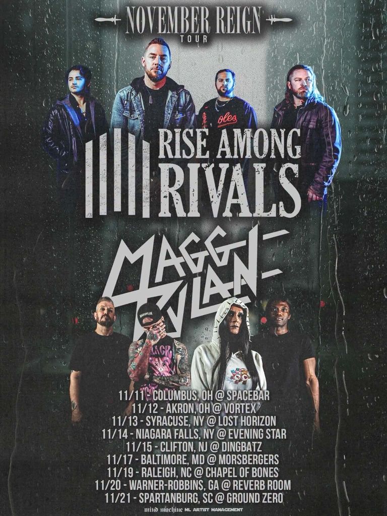 RISE AMONG RIVALS & MAGG DYLAN - NOVEMBER REIGN TOUR US 2026 Setlist Playlist
