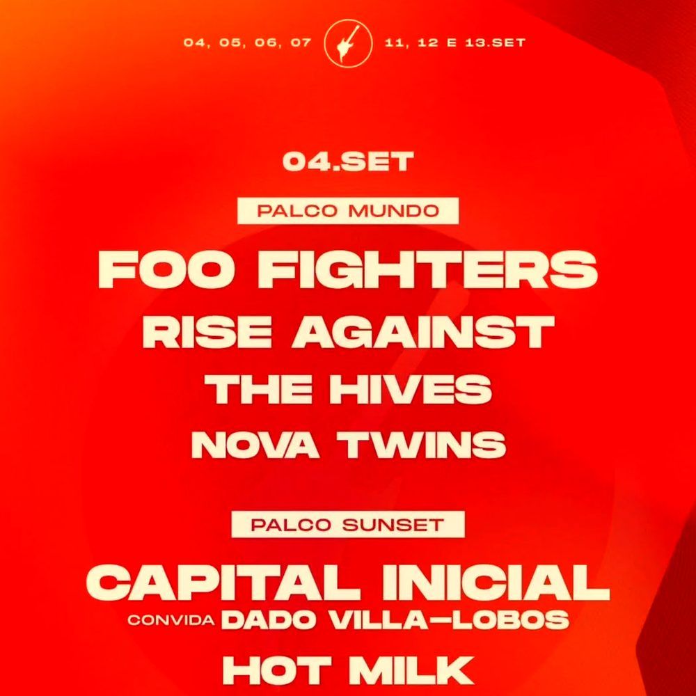 ROCK IN RIO Brasil September 4th Complete Setlist Playlist