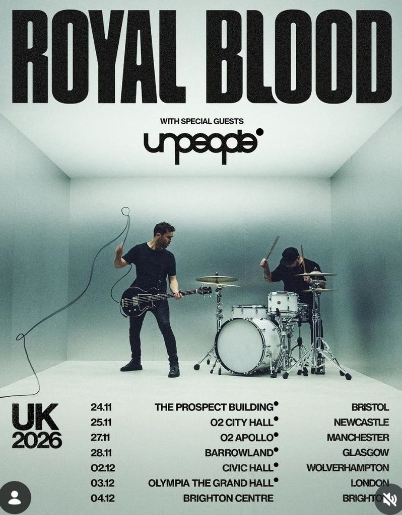 ROYAL BLOOD UK 2026 Setlist Playlist
