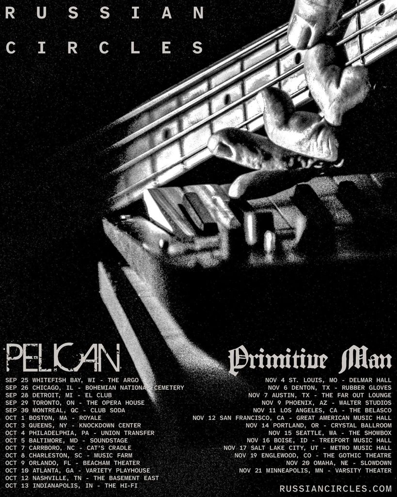 RUSSIAN CIRCLES N. America 2026 Setlist Playlist