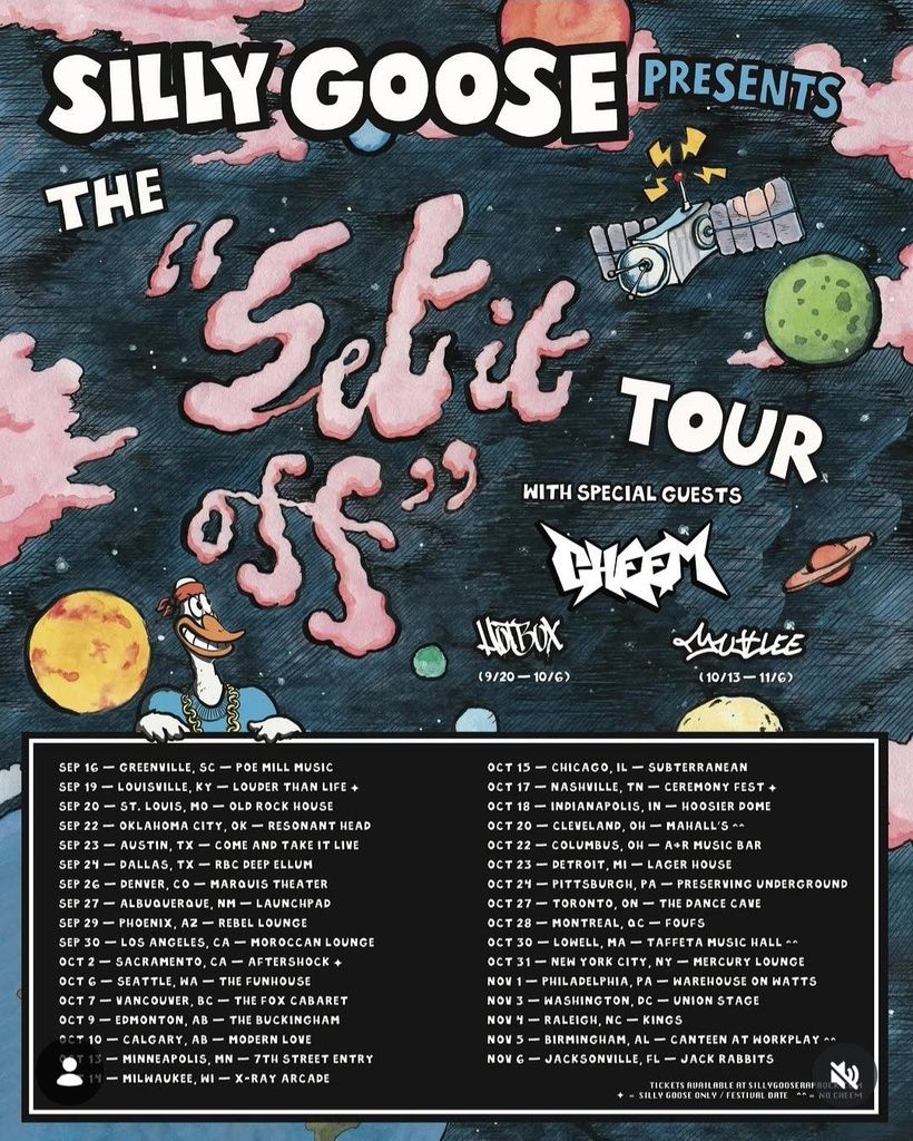 SILLY GOOSE SET IT OFF TOUR N. America 2026 Setlist Playlist