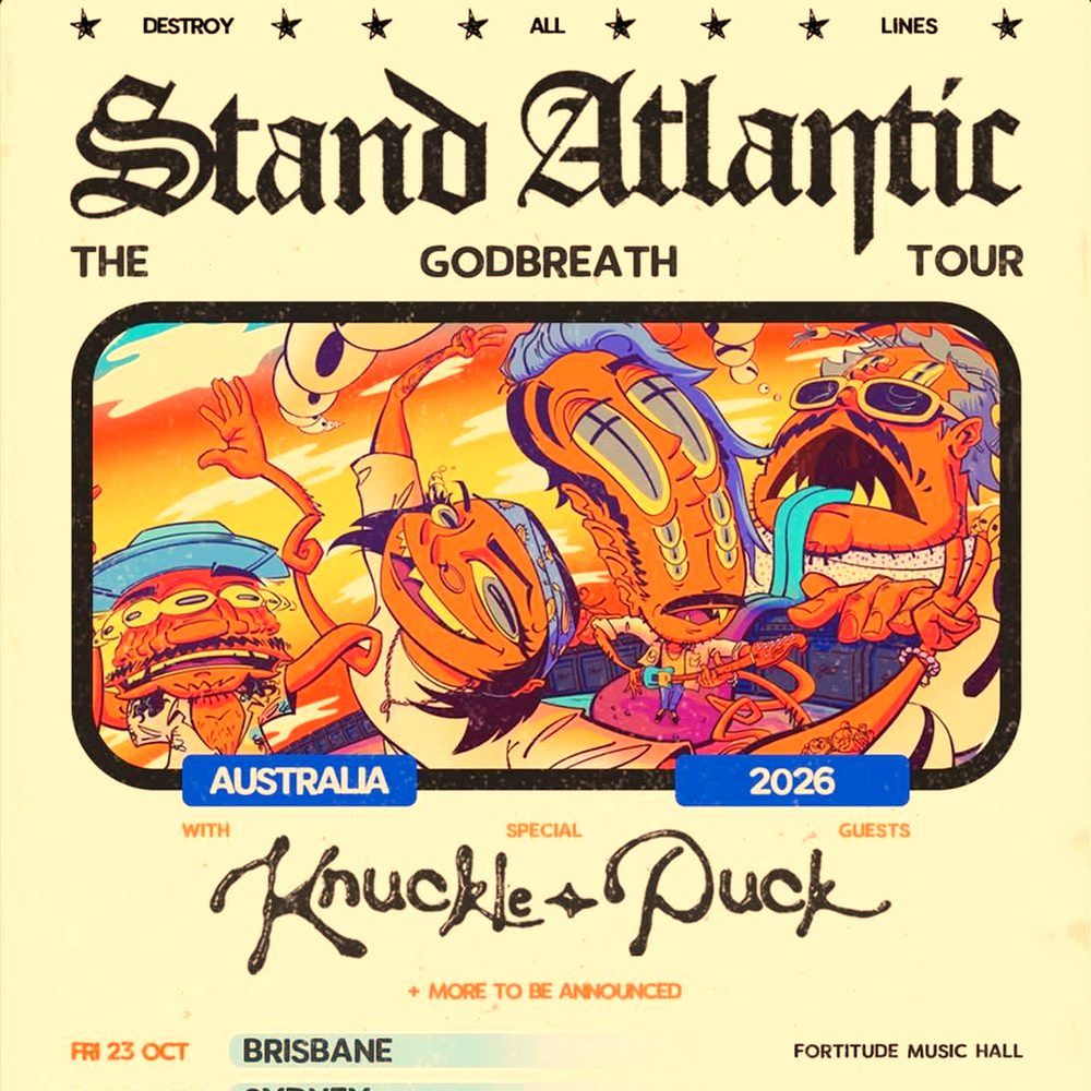 STAND ATLANTIC THE GODBREATH TOUR AUSTRALIA 2026 Setlist Playlist