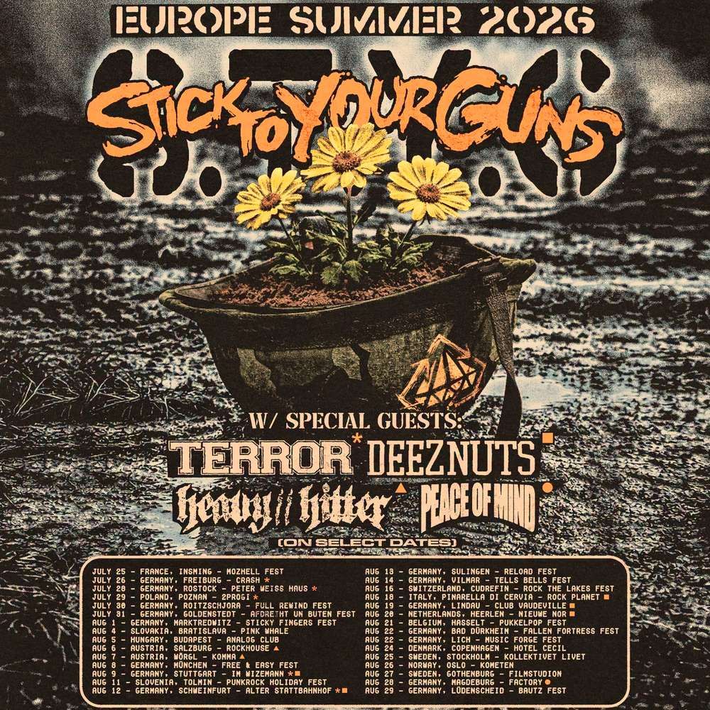 STICK TO YOUR GUNS EUROPE SUMMER 2026 Setlist Playlist