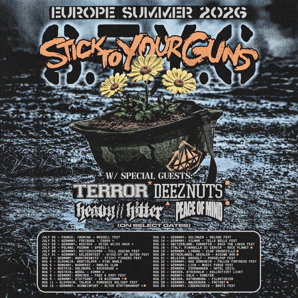 STICK TO YOUR GUNS EUROPE SUMMER 2026 Setlist Playlist