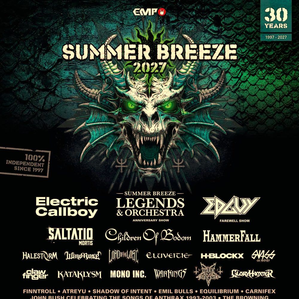SUMMER BREEZE 2027 Complete Setlist Playlist