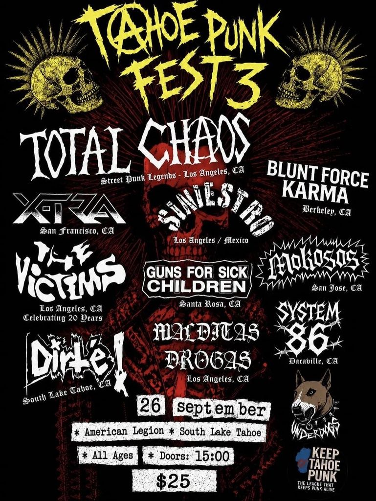 TAHOE PUNK FEST 3 2026 Complete Setlist Playlist