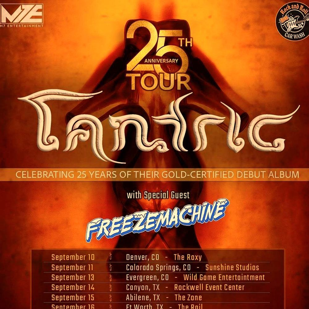 TANTRIC TOUR US 2026 Setlist Playlist