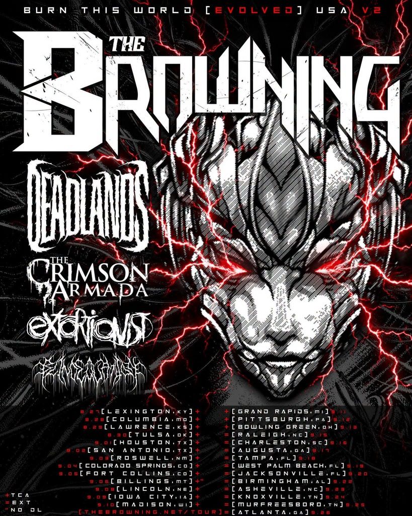 THE BROWNING BURN THIS WORLD [EVOLVED] USA V2 2026 Setlist Playlist