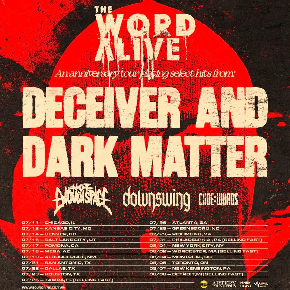 THE WORD ALIVE N. America 2026 Setlist Playlist