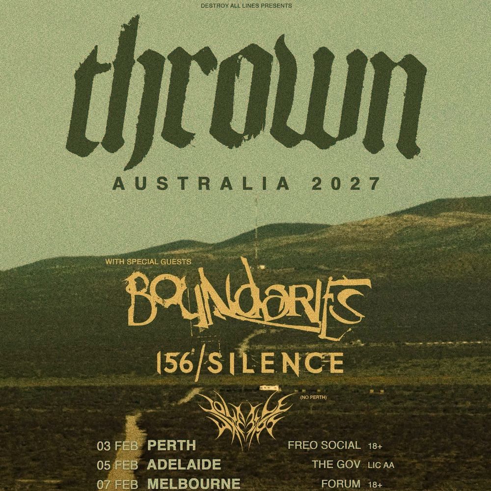 THROWN BOUNDARIES 156/SILENCE AUSTRALIA 2027 Setlist Playlist