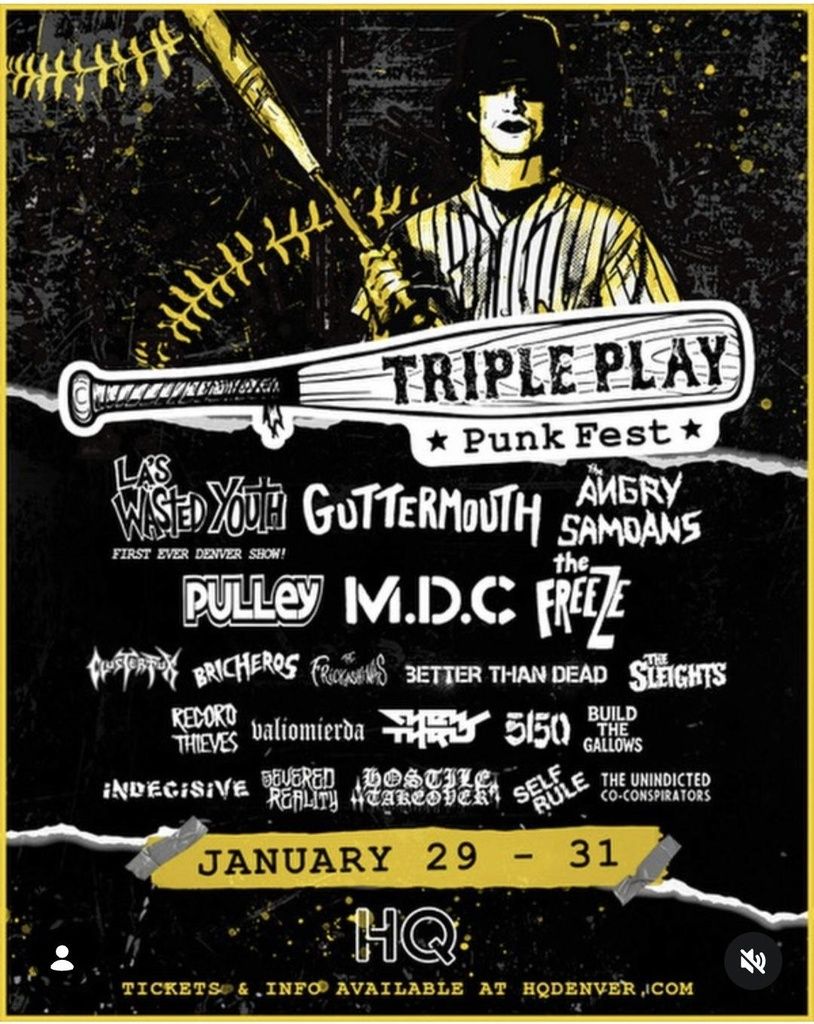 TRIPLE PLAY PUNK FEST Complete Setlist Playlist