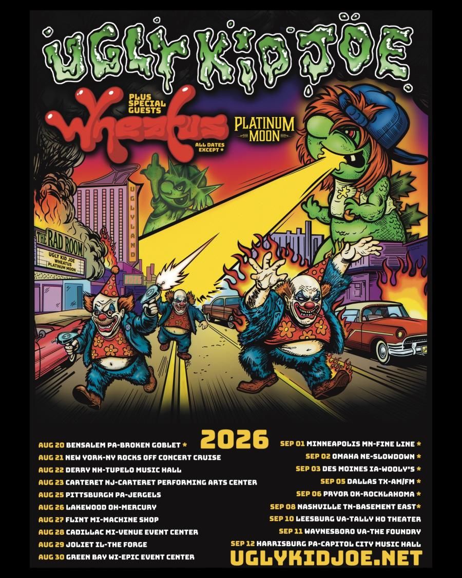 UGLY KID JOE U.S. Tour 2026 Setlist Playlist