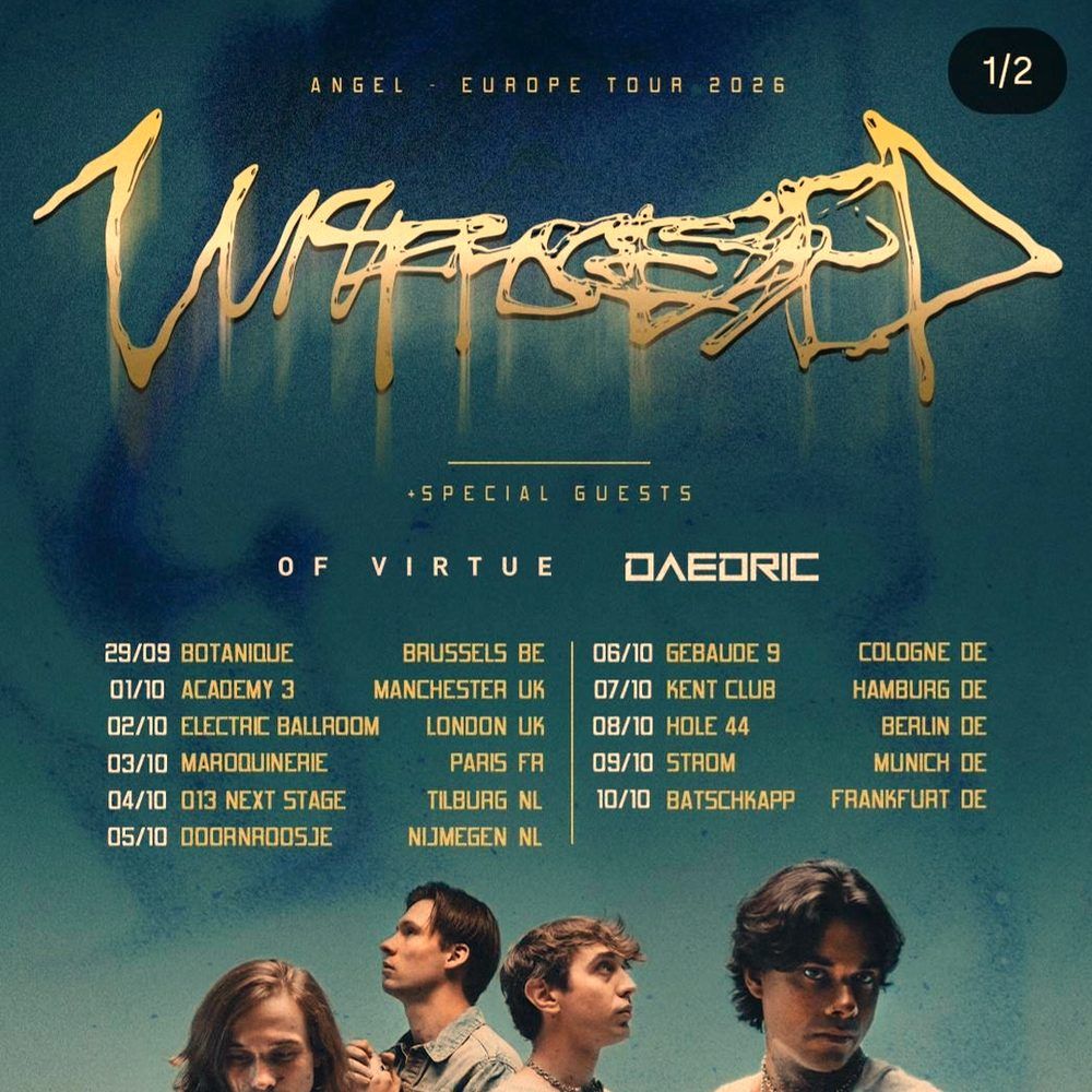 UNPROCESSED ANGEL - EUROPE TOUR 2026 Setlist Playlist