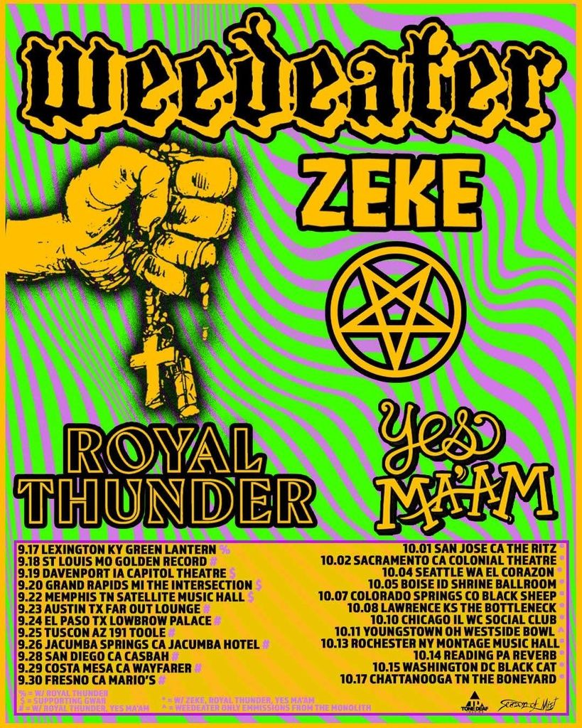 WEEDEATER US 2026 Setlist Playlist